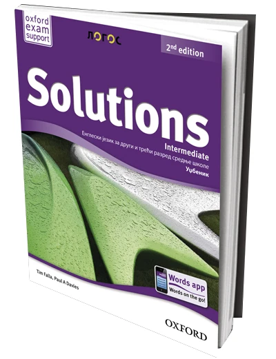 Engleski jezik 2-3 Udžbenik – Udžbenik iz engleskog jezika „Solutions 2nd Edition Intermediate“ za drugi i treći razred